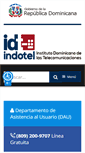 Mobile Screenshot of indotel.gob.do